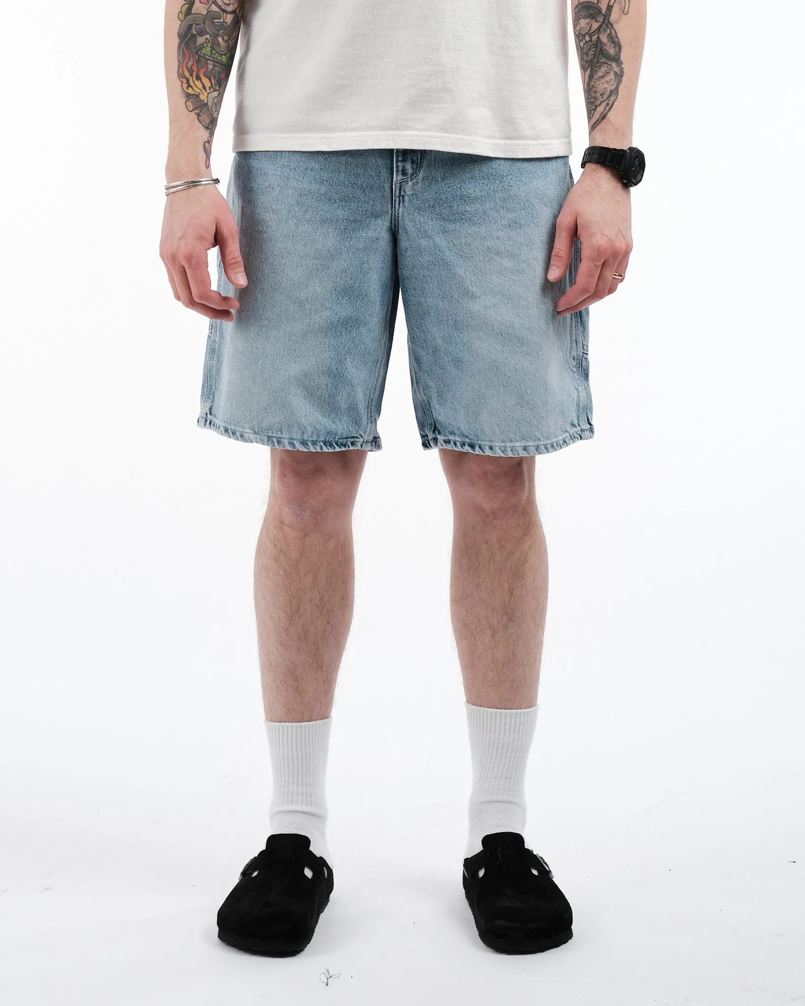 PAINTER SHORT PANTS SKY BLUE