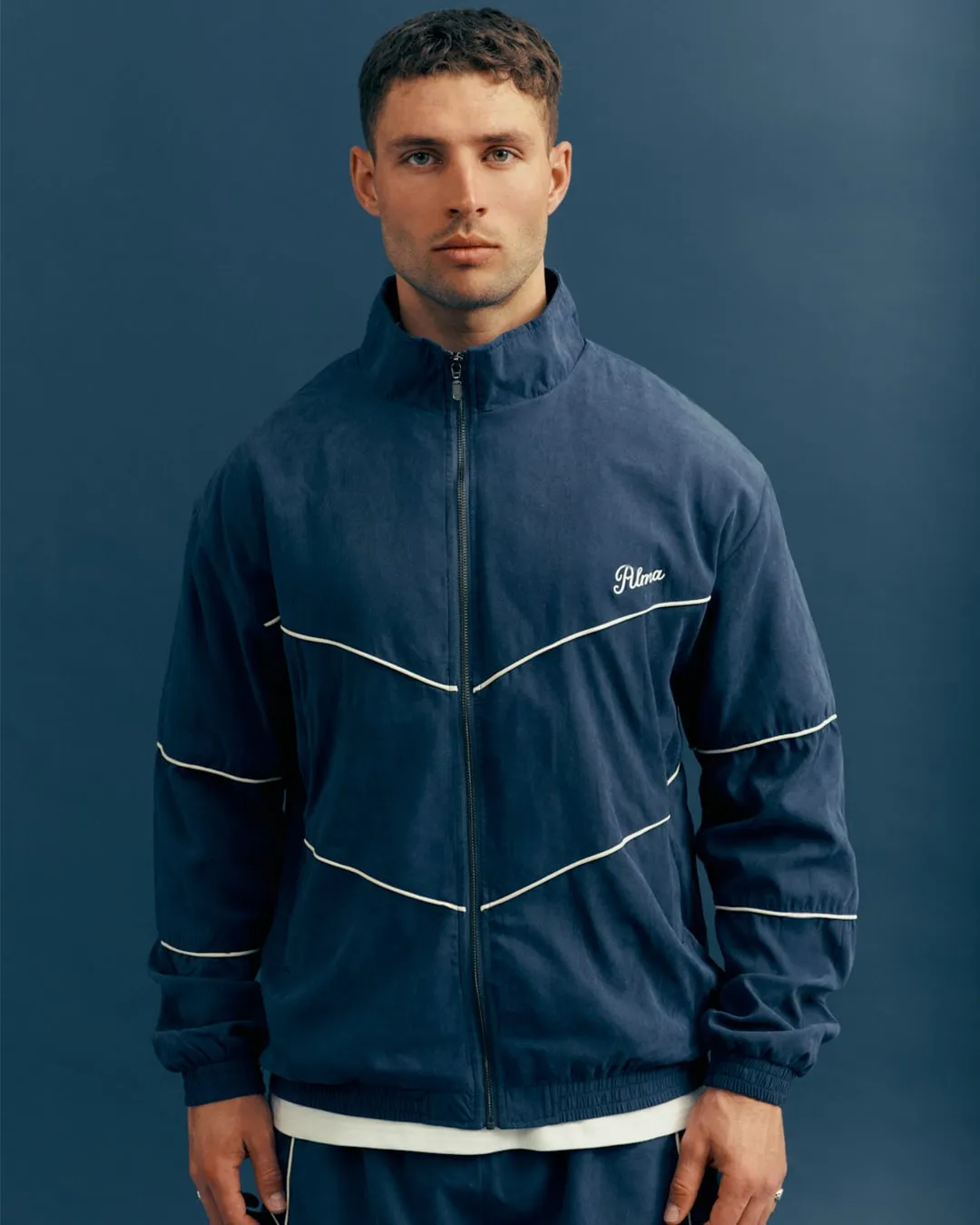 Peyan Track Jacket | Navy Blue