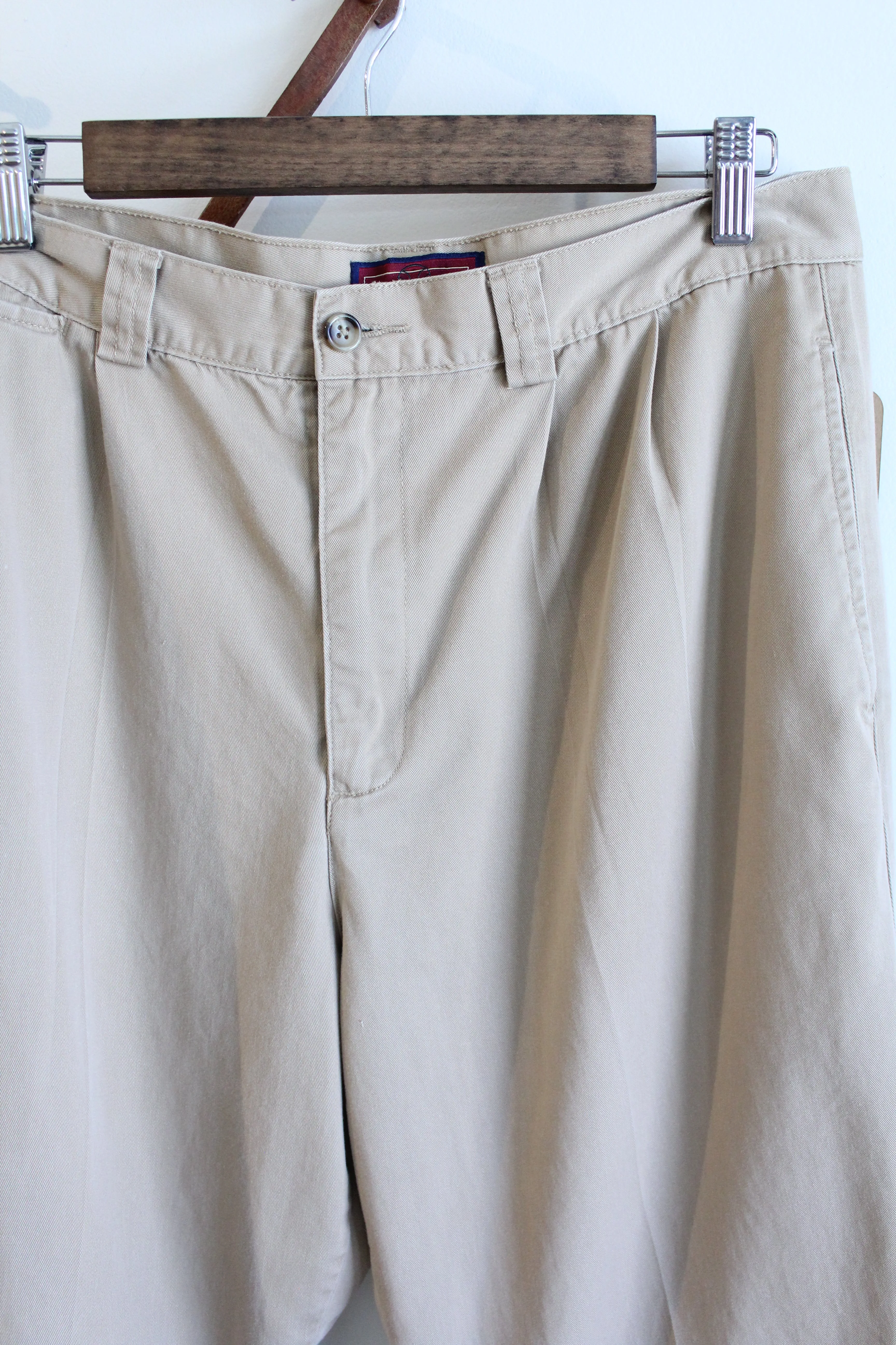 Pleated Khaki Pants