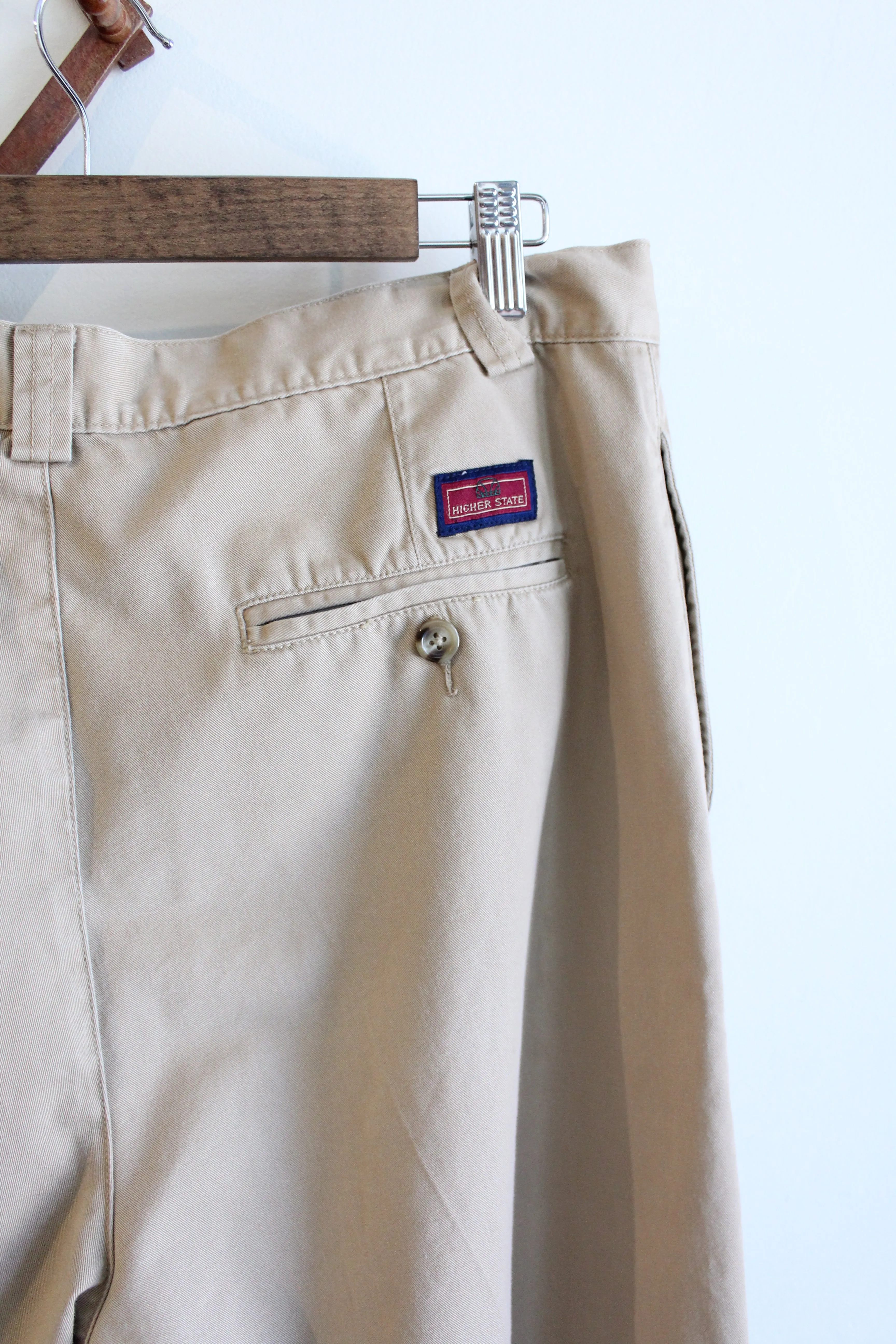 Pleated Khaki Pants