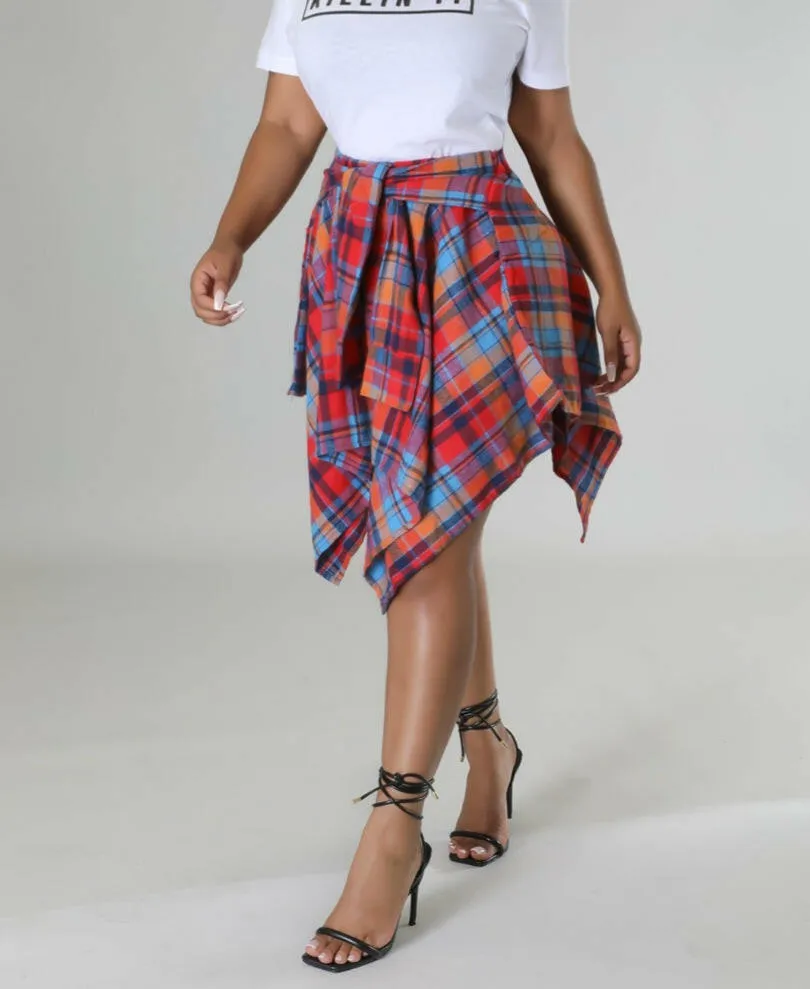 "Darcy" Flannel Skirt