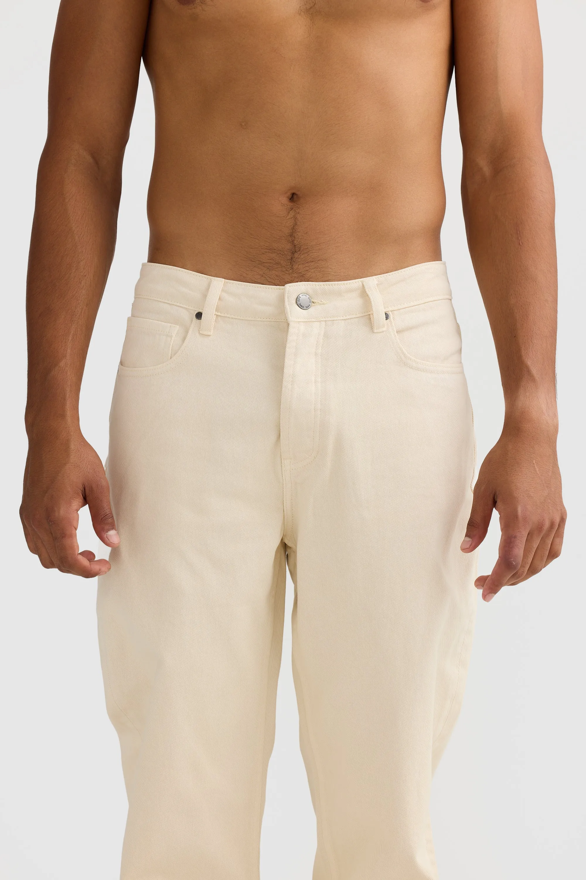 Relaxed Twill Pants Stone