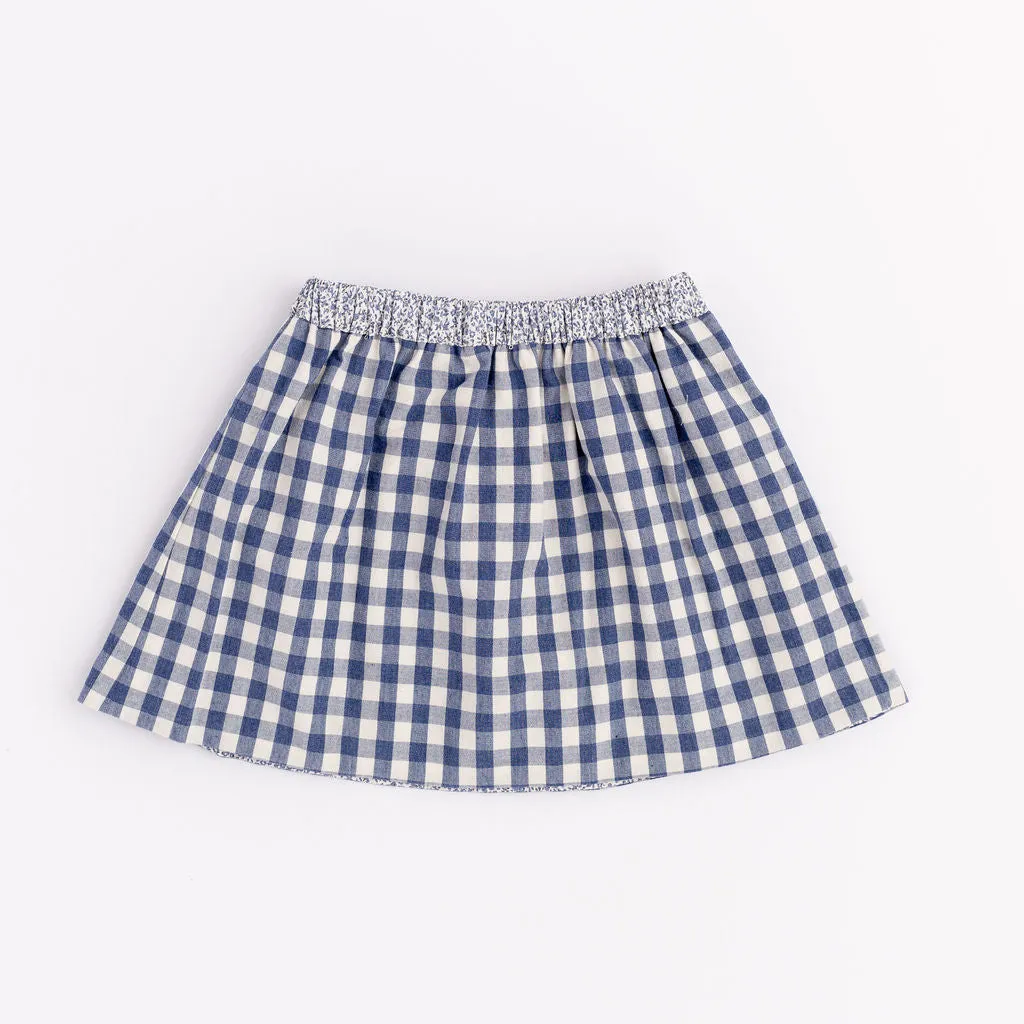 Reversible Skirt in Inkberry