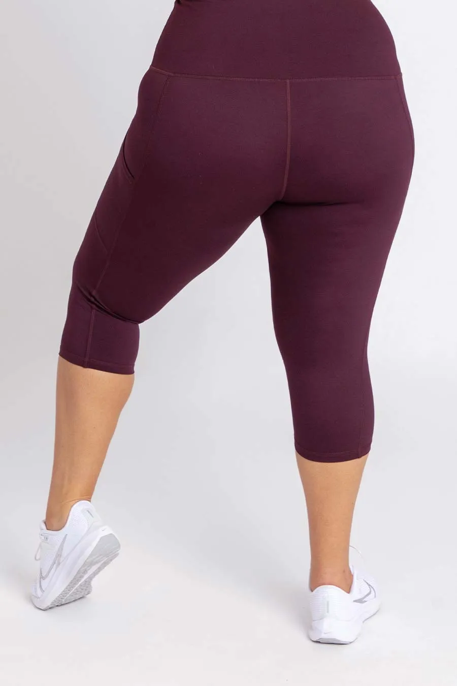 Smart Pocket 3/4 Length Tight - Wine