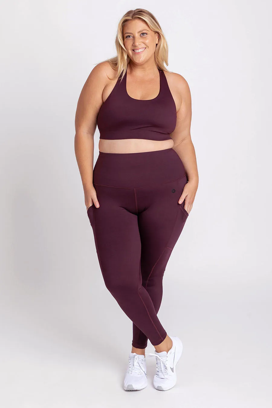 Smart Pocket Full Length Tight - Wine