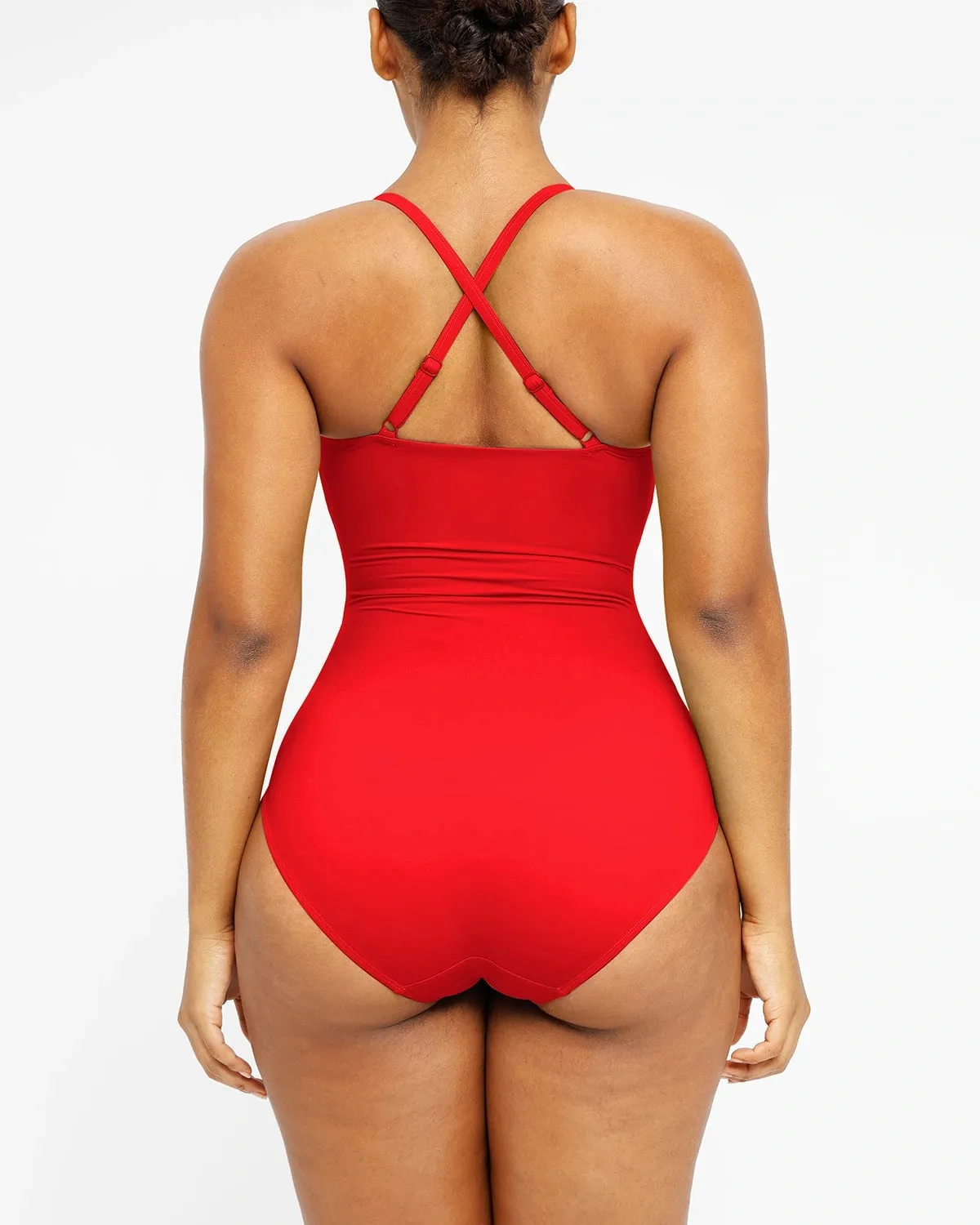 Smart Sculpt U-Ring Cut Out Shaping Swimsuit