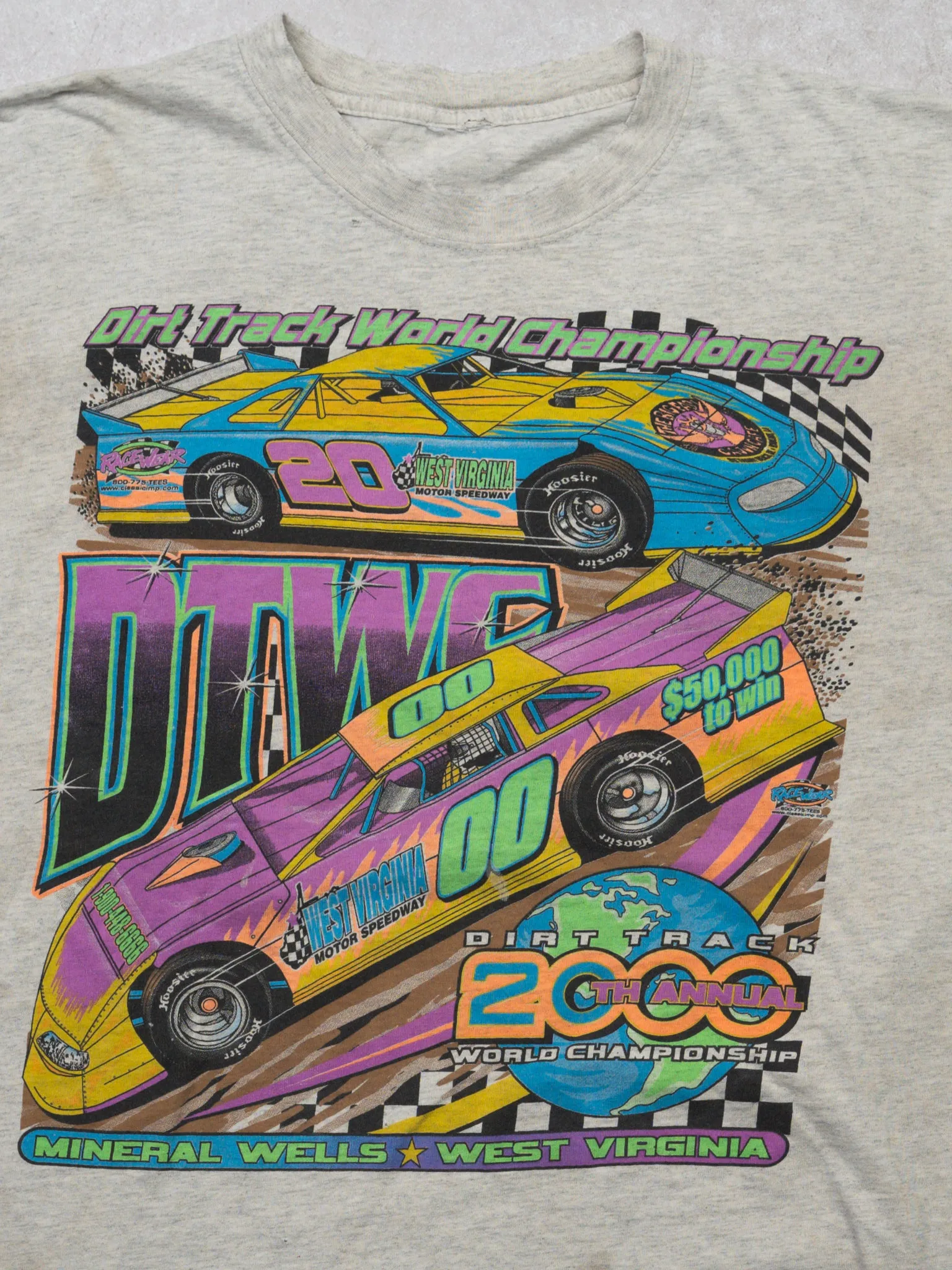 Vintage '00 Rugged Dirt Track World Championship Tee (M)