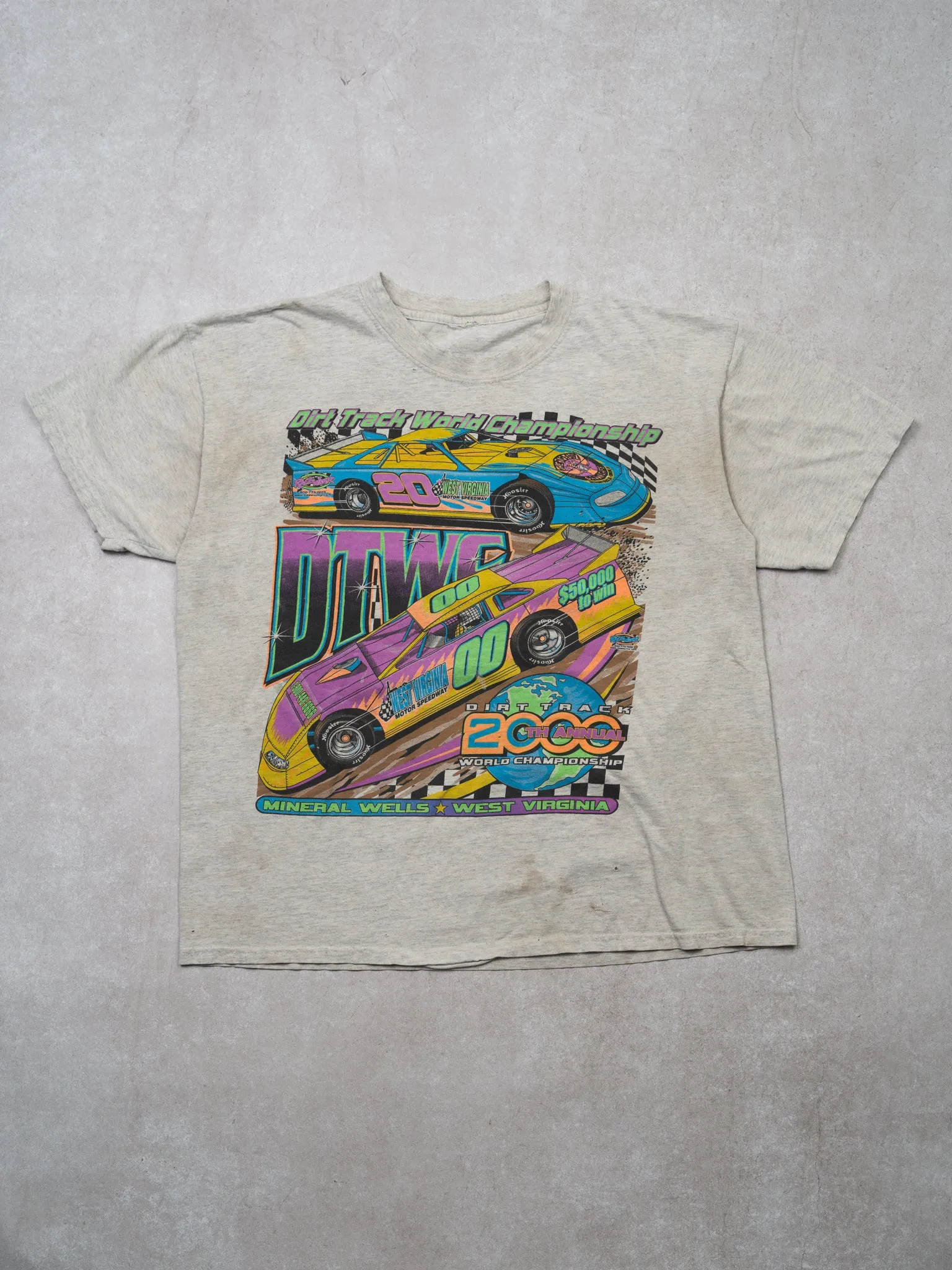 Vintage '00 Rugged Dirt Track World Championship Tee (M)